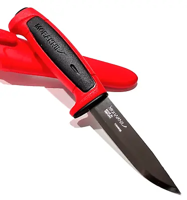 Mora Sweden Morakniv Military Black/red Basic 511 Carbon Steel Tactical Knife • $15.95