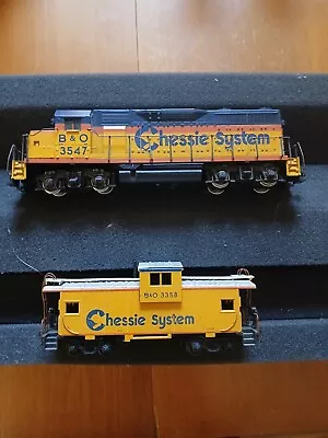 Athearn HO Chessie BB GP35 And Wide Vision Caboose • $30