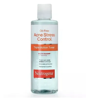 $14.99 • Buy Neutrogena Oil-Free Acne Stress Control Triple-Action Toner-Microclear 8 Fl Oz
