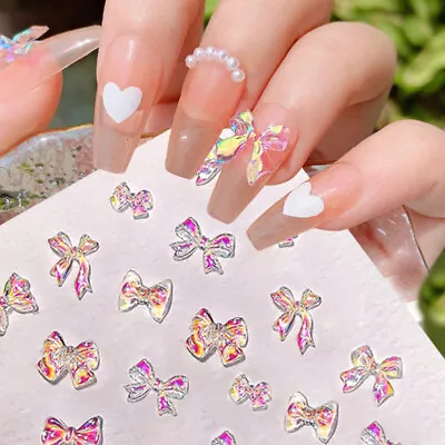 $1.10 • Buy 20Pcs/50Pcs/30Pcs Nail Art Charm Colorful Transparent DIY Decoration Rhinestone