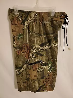 Men's MOSSY OAK BREAKUP INFINITY Board Shorts Swim Trunks Surf Pool Size 34 • $16.95