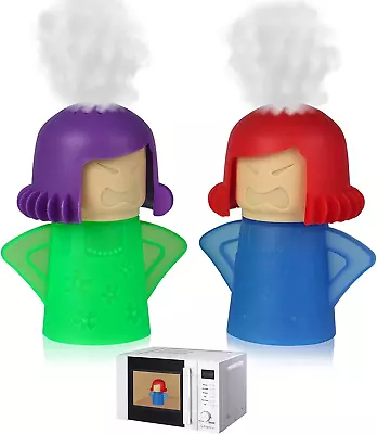 Angry Mama Microwave Oven Steam Cleaner 2 Pack Microwave Cleaner For Kitchens  • $14.99