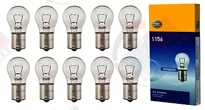 $9.22 • Buy 10x HELLA 1156 12v Light Bulb Auto Car Brake Stop Signal Turn Reverse Tail Lamp