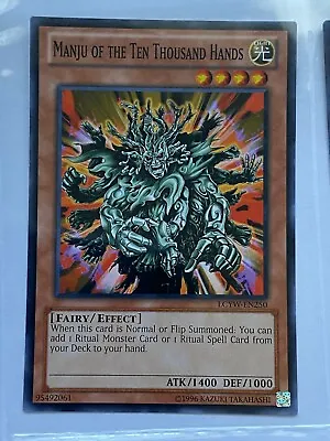 Yu-Gi-Oh Manju Of The Ten Thousand Hands LCYW-EN250 Unlimited Edition Common NM • $1