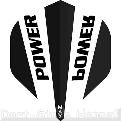 £3.47 • Buy 6 Dart Flights McCoy MAX POWER, Black And White, 150 Micron