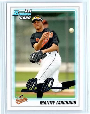 2010 Bowman Draft Picks & Prospects #BDPP80 Manny Machado Prospects • $4