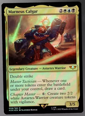 Marneus Calgar 008/168 Mythic Surge Foil Warhammer 40k MTG Near Mint • $9.99