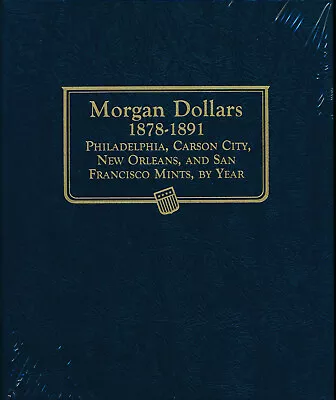 Whitman Classic Coin Album 9128 Morgan Dollar #1 1878-1891  Book  $1 • $24.48