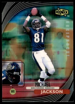 2000 UD Ionix Reciprocal Michael Jackson Baltimore Ravens #R6 • $1