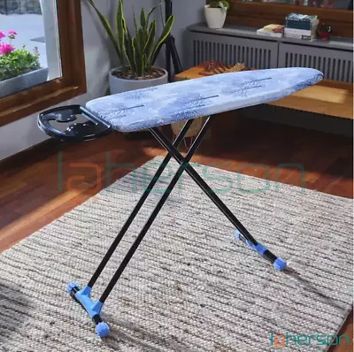 Ironing Board Adjustable Height & Surface Grip Extra Wide Size 113X36 Cm New • £25.99