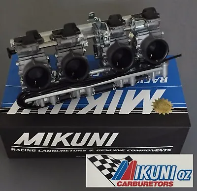 Mikuni RS Carburetor Kit 40mm Smoothbore Pumper Carbs Fits Suz/Kawa/Yamaha • $880.14