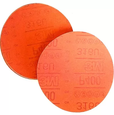 6  Psa Stikit Red Abrasive Sanding Discs - 400 Grit - 3m #01251 - 25 Pieces  • $11.85