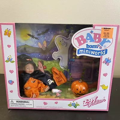 $50 • Buy Baby Born Mini World Halloween Doll Set Zapf Creation