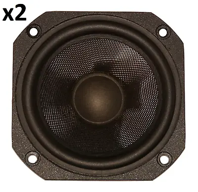 ※2x New※ 3.25  Mid Bass Audio ~ 3-1/4  Car Speaker ~ 8Ω Ohm ~ 145w Peak  65w RMS • $36.85