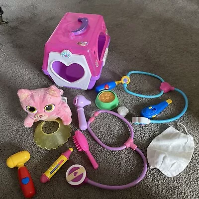 Disney Doc Mcstuffins Pet Carrier And Vet Accessories • £10