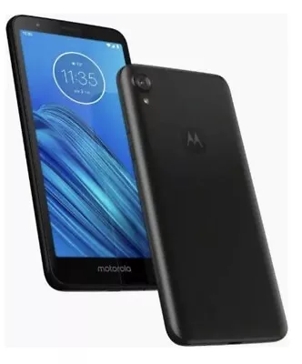 Motorola Moto E6 - XT2005 - 16GB - Black - (Verizon) Prepaid • $50