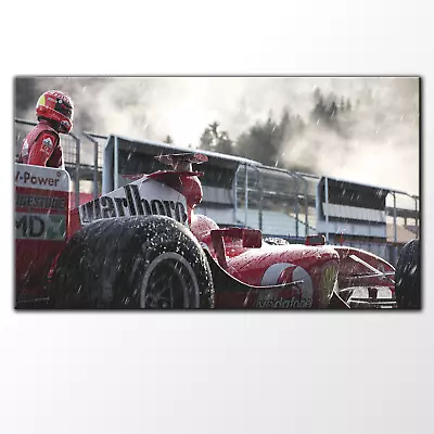 Michael Schumacher Canvas Print Ferrari F2004 Formula One F1 Wall Art Poster • £31.99