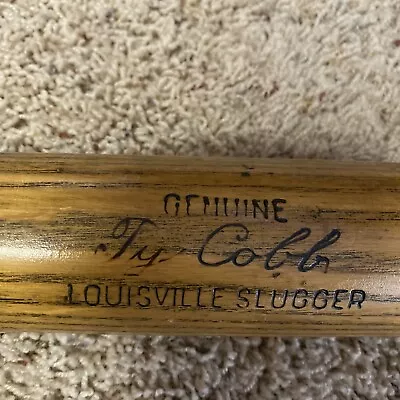 Antique TY COBB Louisville Slugger Model Baseball Bat Rare 34 Inch Clean Shape • $925