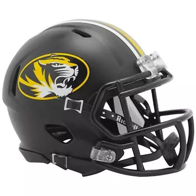 Missouri Tigers Black Anodized Riddell Speed Mini Football Helmet • $34.95