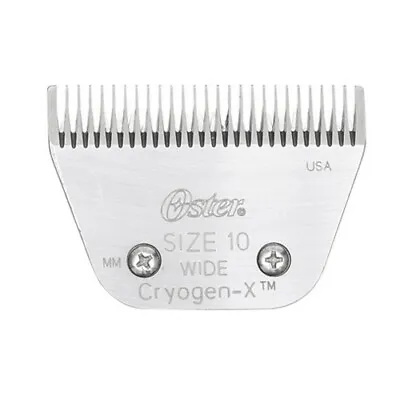 Cryogen-X A-5 Clipper Blade Set - Size 10 Wide 1 Count By Oster Professional Pro • $39.65