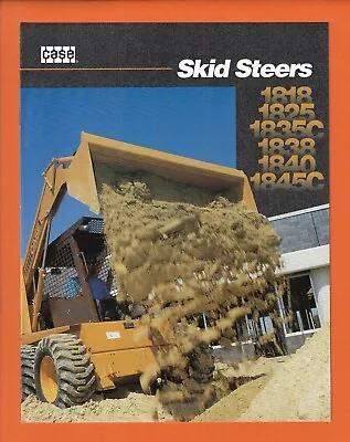 Case 1818/1825/1835c/1838/1840/1845c Skid Steers 8 Page Brochure Ce 050113 • $27.95