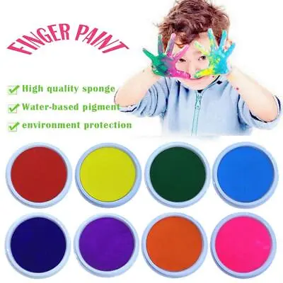 Large Rainbow Ink Pad - Multi Colour Giant 18cm For Stamps Kids Craft Cards B4G0 • £2.53