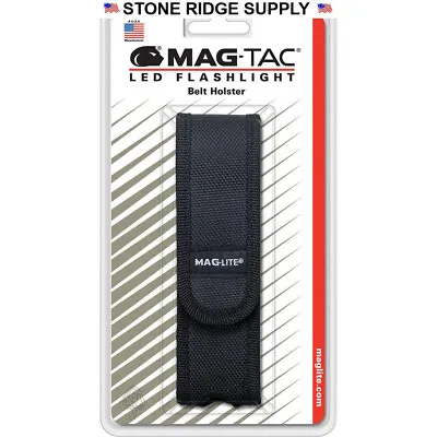  Maglite Mag-tac Duty Belt Holster Ag2r026 Hook & Loop Flap Police Tactical  • $19.25
