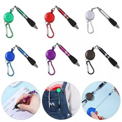 Lanyard Pull Rope Easy Pull Buckle Pen Ballpoint Pen Writing Tools Neutral Pen • £3.30