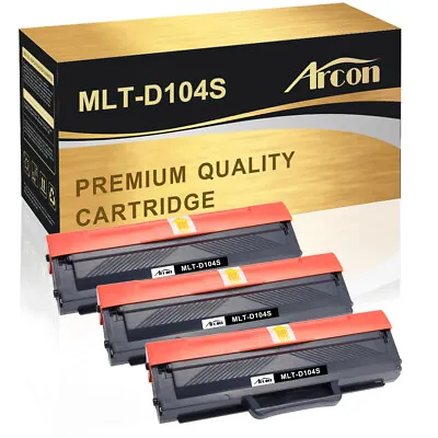 3 Pack MLT-D104S Toner Cartridge Compatible With Samsung ML-1865w • $32.95