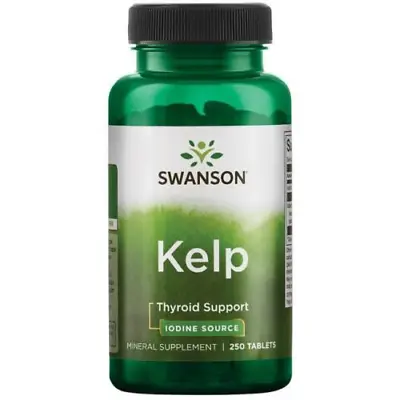 Swanson Premium  Kelp (Iodine Source)225mcgX250 Tablets *FREE POSTAGE* NEW STOCK • £9.95