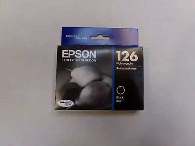 Genuine Epson 126 High Capacity Black Ink Cartridge - Feb. 2026 • $15.80