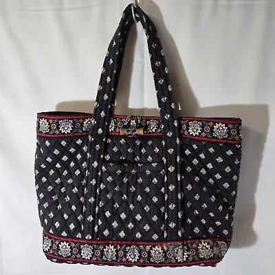 Vera Bradley Shoulder Purse Navy Red Bag • $24.99