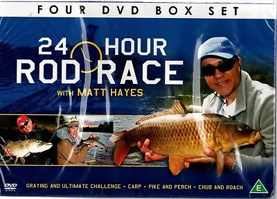 Matt Hayes 24 Hour Rod Race (4 Disc DVD Box Set) Fishing • £7.95