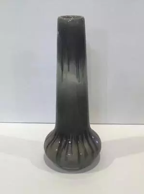 Cliftwood Art Pottery Drip Glaze Vase 7 3/4” Made In Morton IL 1920’s-30’s • $27.99