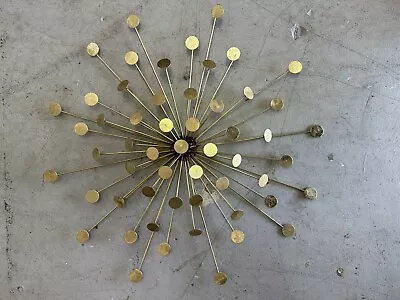 Vintage Starburst Sculpture MCM Mid Century Modern. Wall Hanging Pre Owned • $45