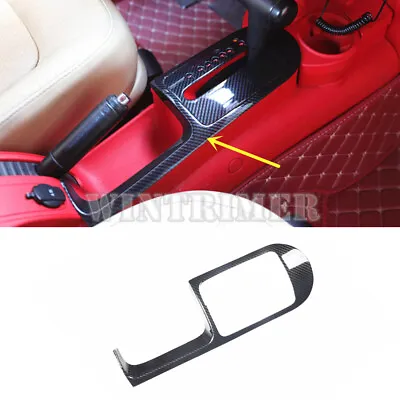 Carbon Style Center Console Gear Shift Box Frame Trim Cover For VW Beetle 03-10 • $29.88