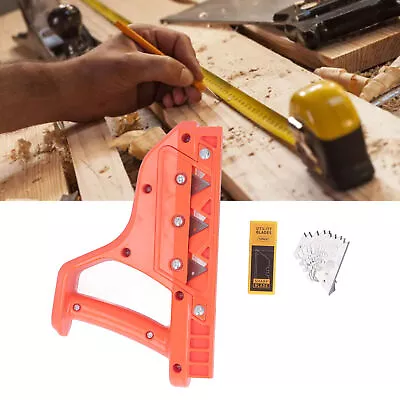 Plasterboard Plane Gypsum Edger Edge Trimmer Hand Planer Cutter 45°w/10pcs Blade • $16.35