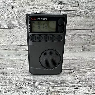 C. Crane CC Pocket Radio AM FM Weather Band Radio Alarm Clock • $49.99