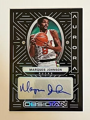 2021 Obsidian Aurora Autograph #AUR-MJO Marques Johnson /149 • $9.99