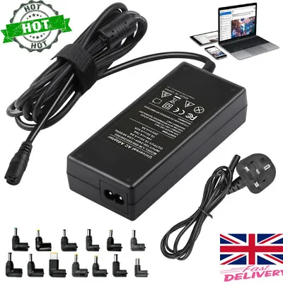 Laptop Adapter Charger Power Supply Cord For Universal Brand HP Lenovo Acer Dell • £11.99