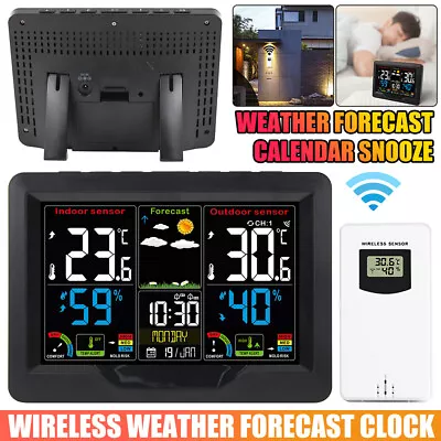 Weather Station With Outdoor Sensor Wireless Digital Home Weather Temperature UK • £25.59
