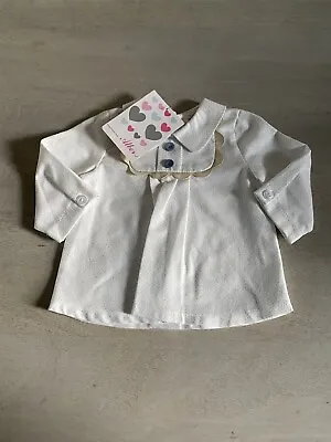 £11 • Buy Baby Girls Spanish Designer Top 1 Months Button Shirt Occasion Wear