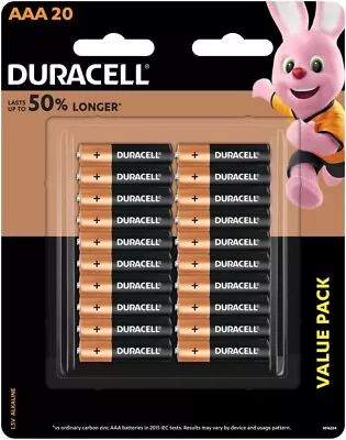 Duracell Coppertop AAA Batteries (Pack Of 20) - AU • $19.99