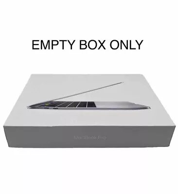 Apple MacBook Pro 13  Model A2159 2019 Silver 512GB EMPTY REPLACEMENT BOX ONLY • $9.99