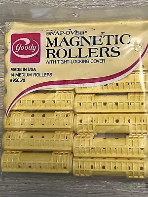 New Old Stock Nos Vintage 1977 Goody 14 Medium Snap-over Magnetic Rollers • $3