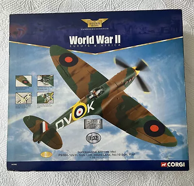 £140 • Buy Corgi AA33902 - Supermarine Spitfire MkI, Sqn LDR. Brian Lane, No.19 Sqn. RAF