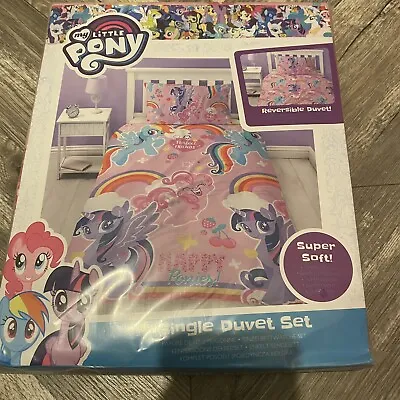 BNIB My Little Pony Single Duvet Cover  Set Bedding NEW • £12.99