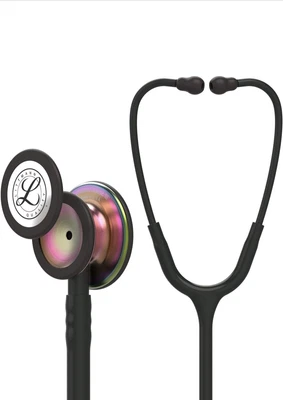 £56 • Buy 3m Littmann Classic III Monitoring Stethoscope: Black - Rainbow Finish (5870)