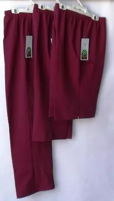 Lawn Bowls Australia Logo Maroon Ladies Pants  3/4 Pants Pedals LIMITED SIZES • $30