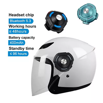 Bone Conduction Motorcycle Helmet Wireless Bluetooth Speaker Waterproof Earphone • $25.19